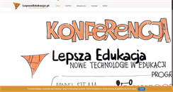 Desktop Screenshot of lepszaedukacja.pl